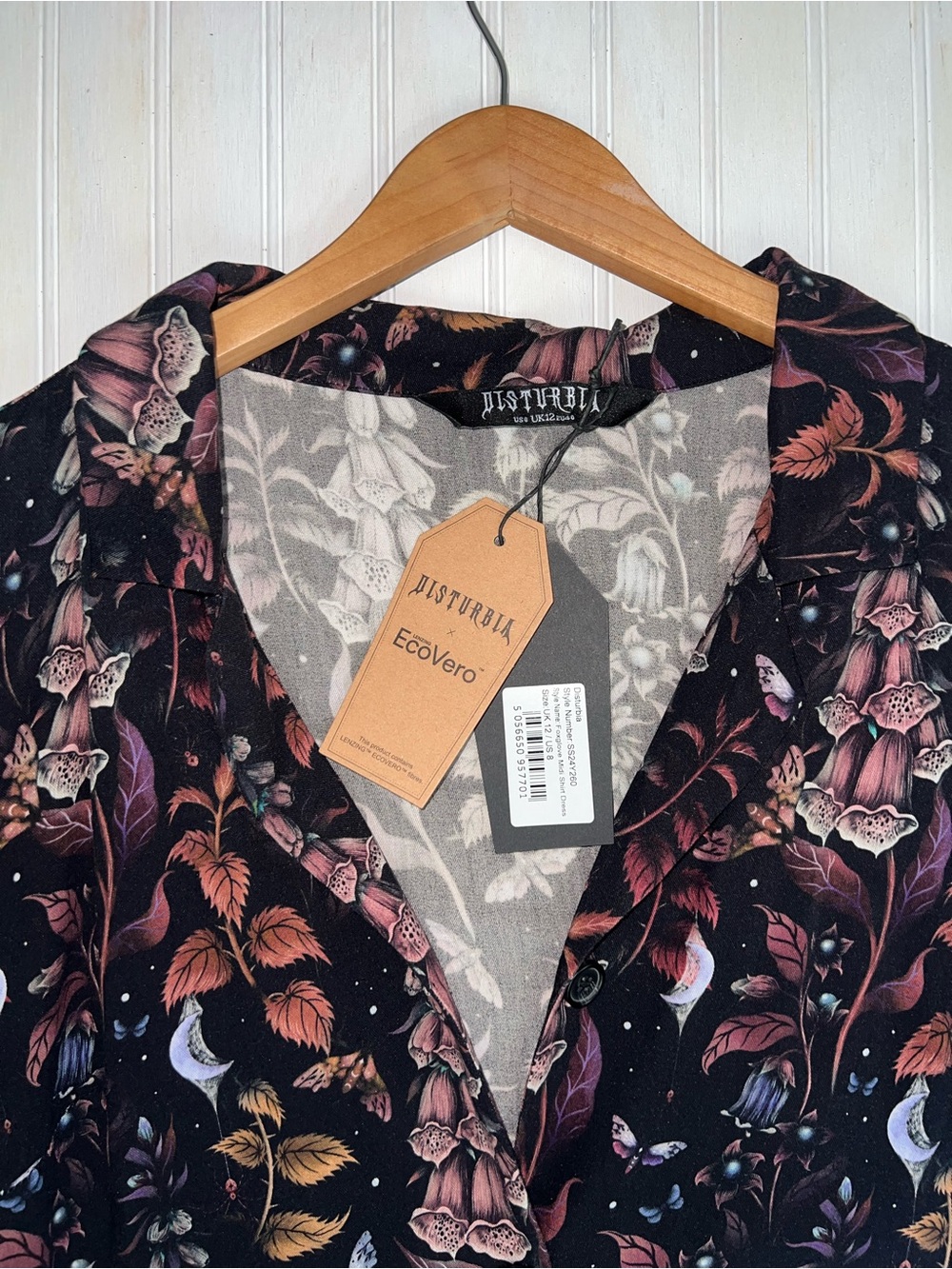 Disturbia Foxglove Midi Shirt Dress - Picture 6 of 7